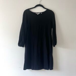 Boden Black Long Sleeve Mini Dress